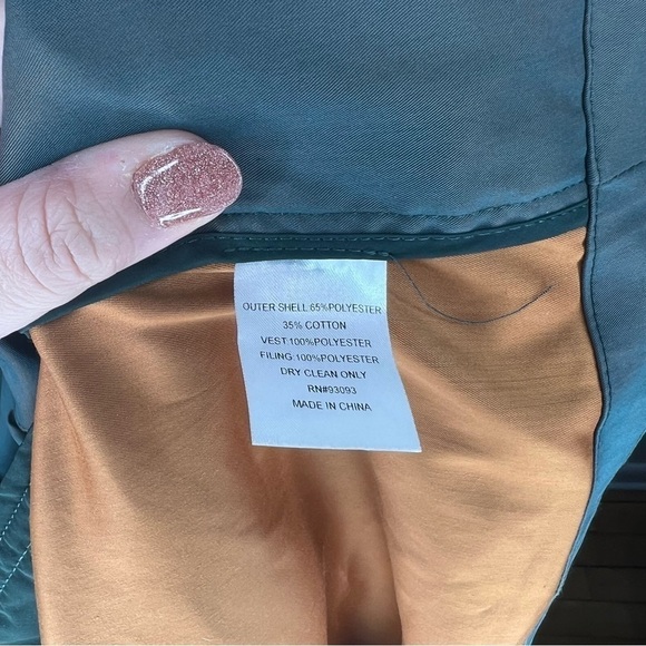 NWT Tyler Boe Green Hooded Jacket Size Medium - Picture 11 of 14